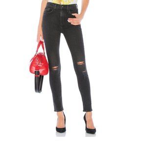 Rag and Bone High Rise Ankle Skinny Distressed